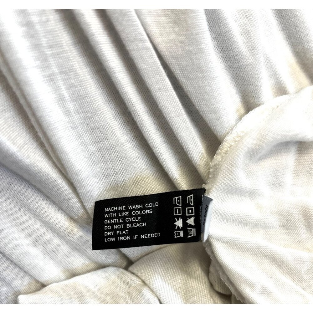 Midnight By Carole Hochman XL White & Black Sleeveless Nightgown With Lace Detai - Picture 5 of 5